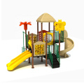 amusement park children plastic outdoor playground with slide